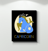 Capricorn Wrapped Canvas 16x20 | Zodiac Series 4 - Beyond T-shirts